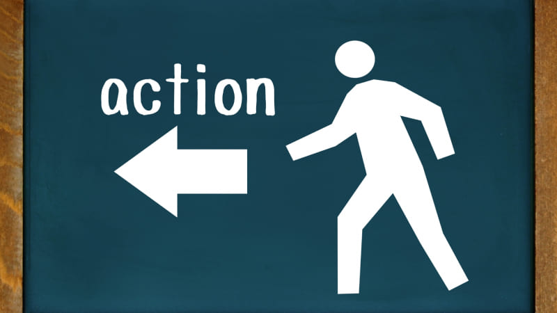 「action」「行動」のイメージ画像